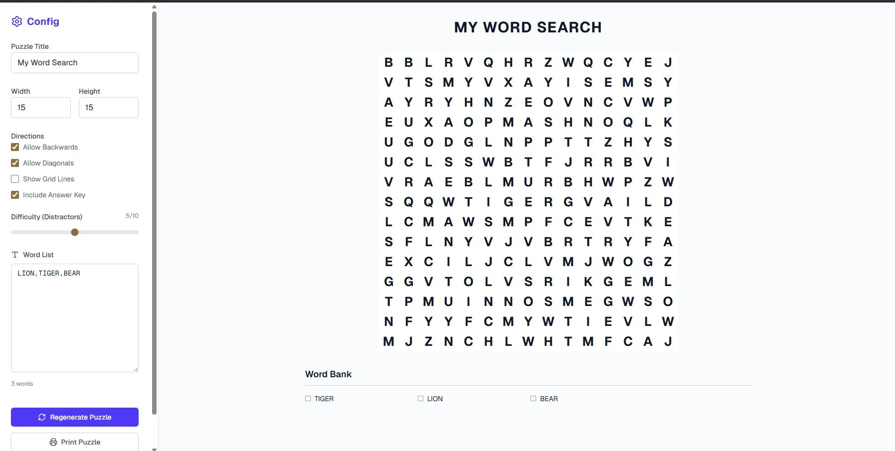 Word Search